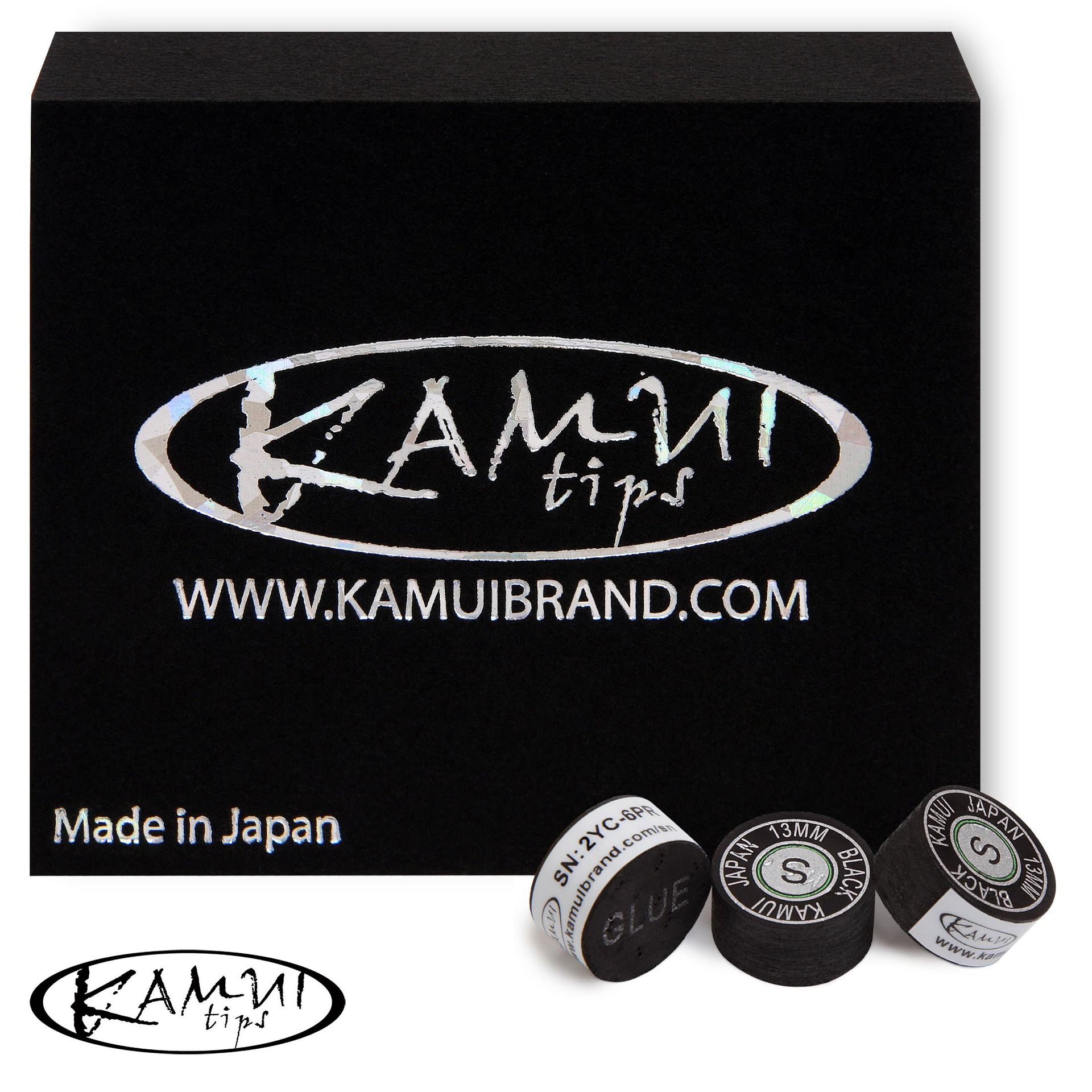 Наклейка для кия Kamui Black 13 мм soft