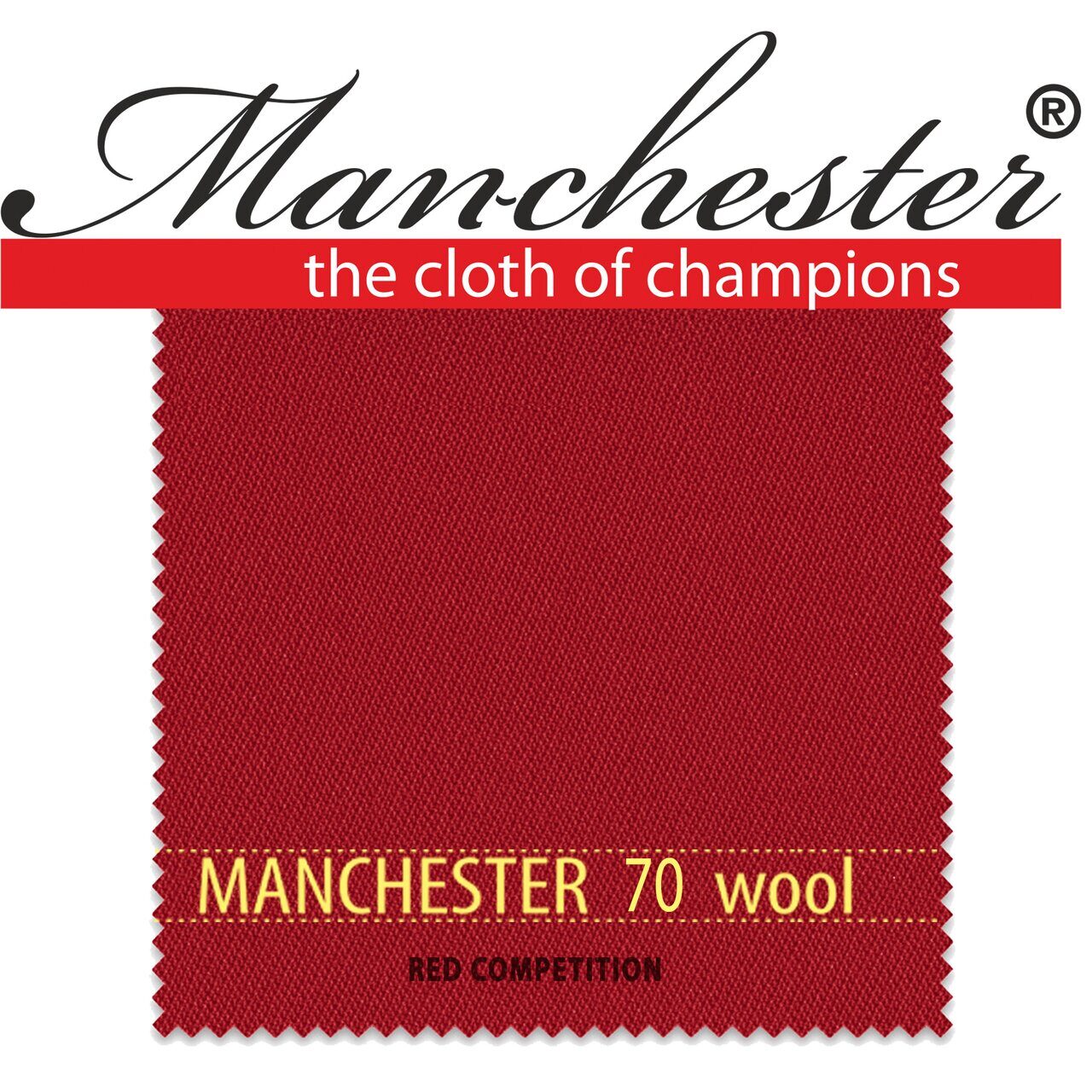 Бильярдное сукно Manchester 70 red competition